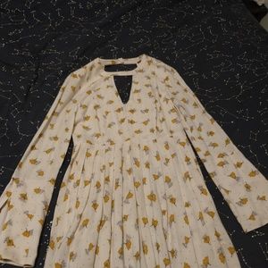 Cream color free people dress